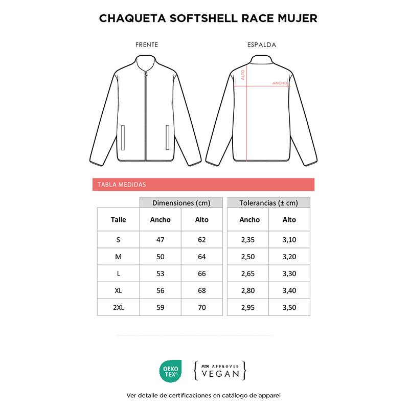 Chaqueta Softshell Race Mujer - Imagen 9