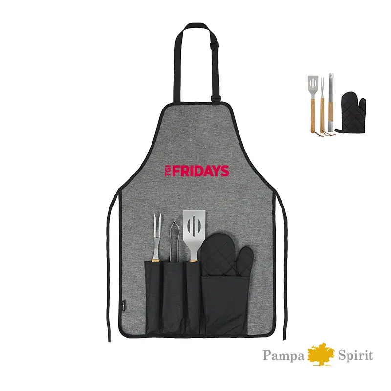 Set bbq Delantal Grill -
